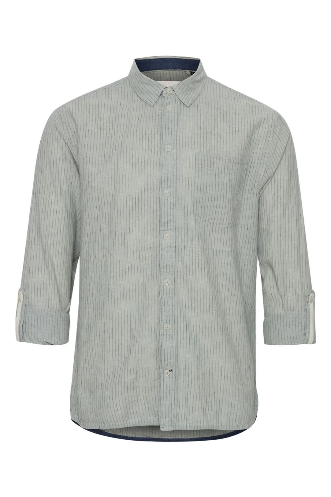 CAMISA HOMBRE RAYAS VERDE CLARO