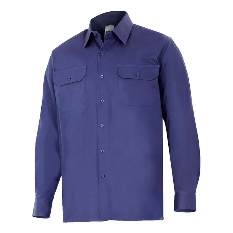CAMISA INDUSTRIA DE ALGODóN AZUL MARINO  VELILLA