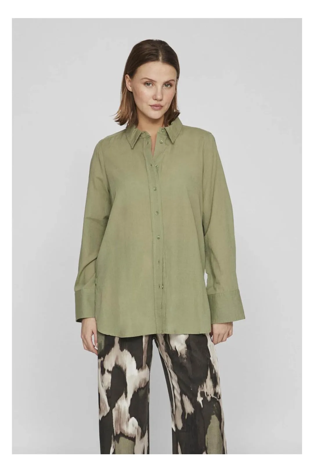 CAMISA MUJER VAPOROSA VILINAJA VERDE