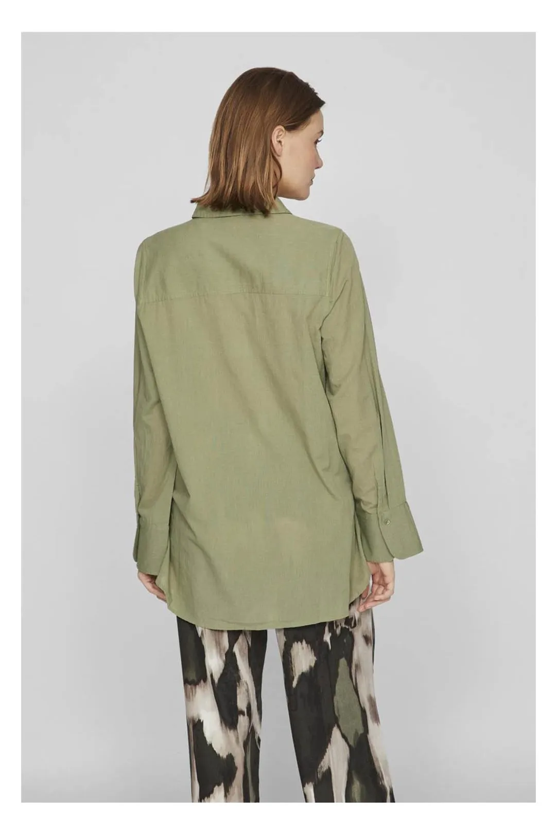 CAMISA MUJER VAPOROSA VILINAJA VERDE