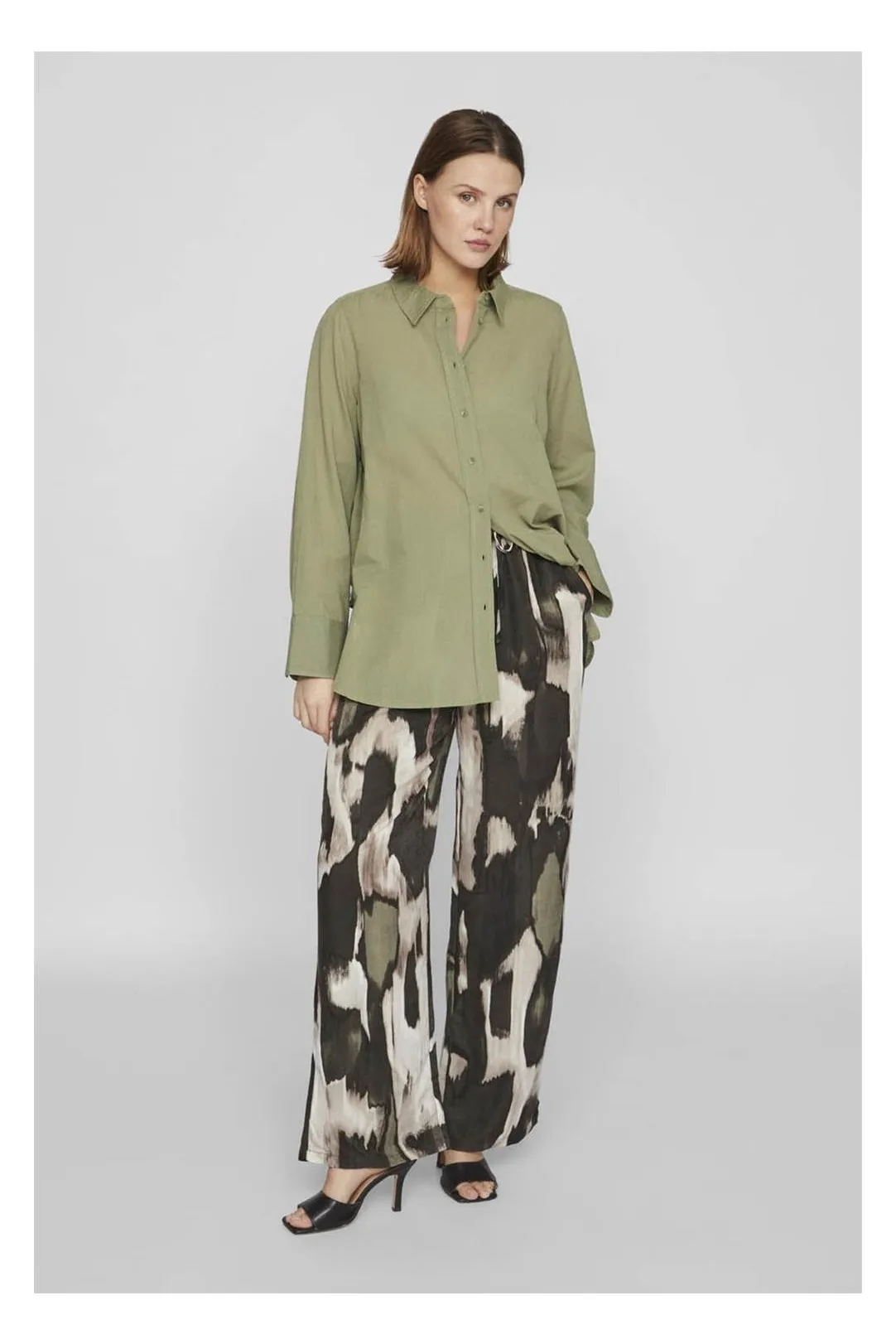 CAMISA MUJER VAPOROSA VILINAJA VERDE