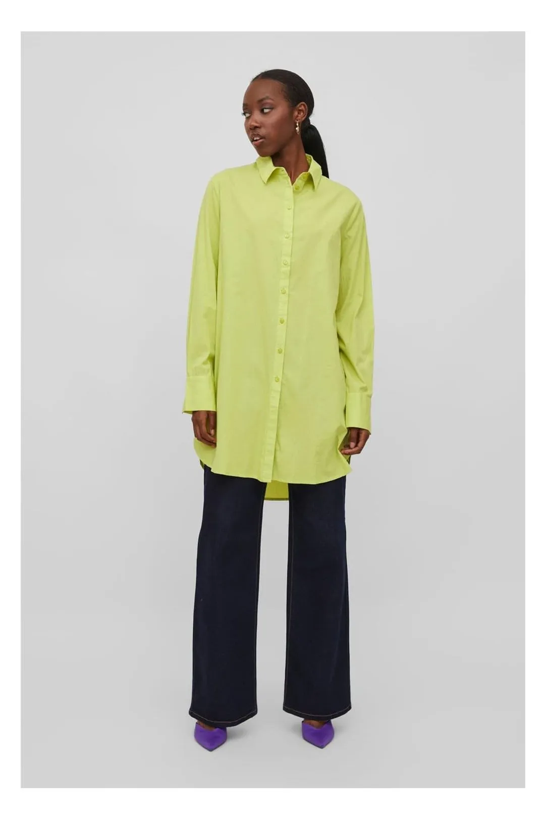 Camisa oversize Violini verde