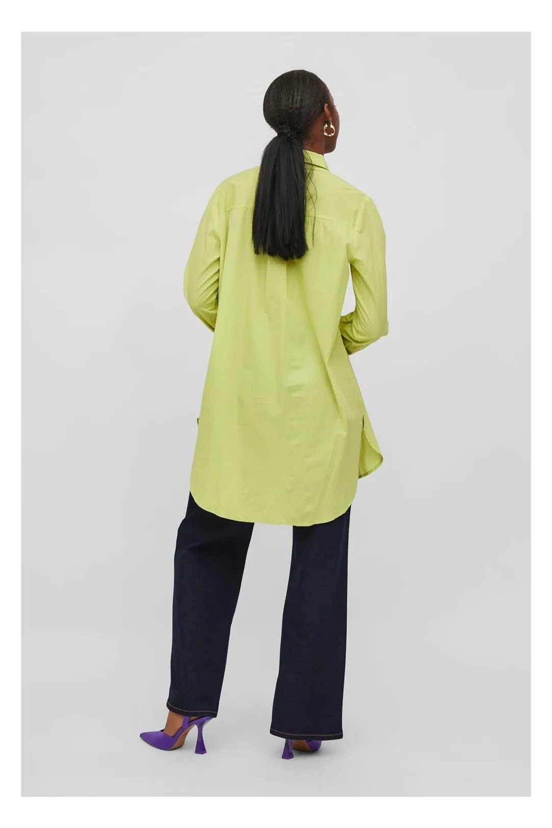 Camisa oversize Violini verde