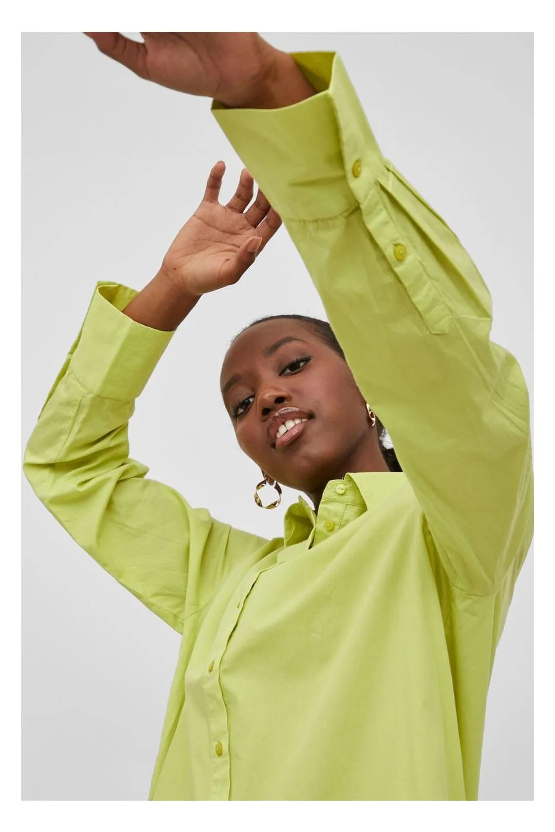 Camisa oversize Violini verde