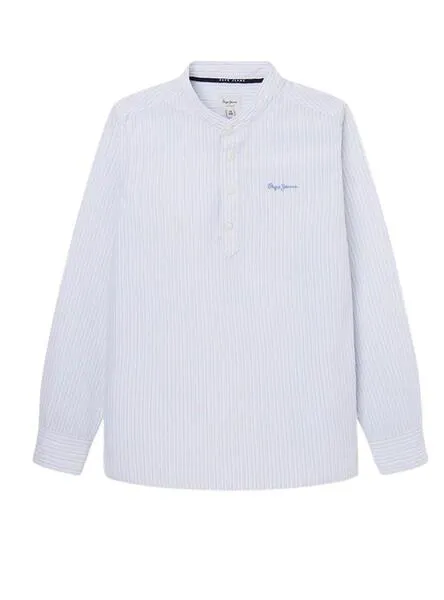Camisa Pepe Jeans Jasper Azul Para Niño