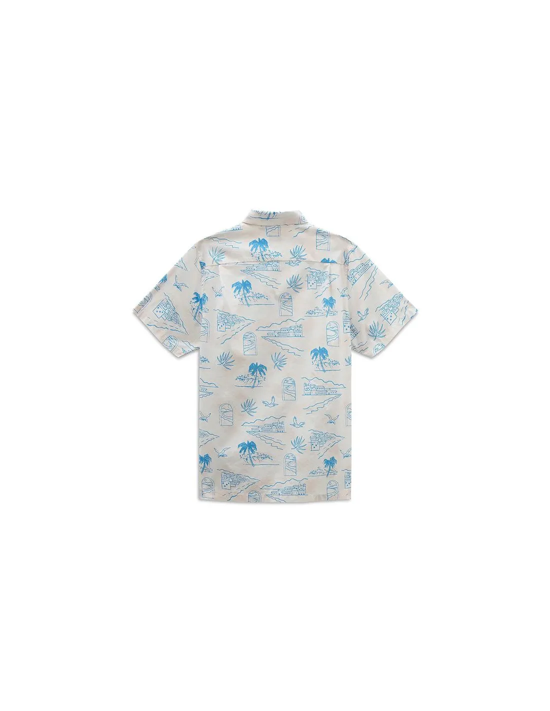 Camisa Vans Davista Ss Woven Marshmallow Hombre