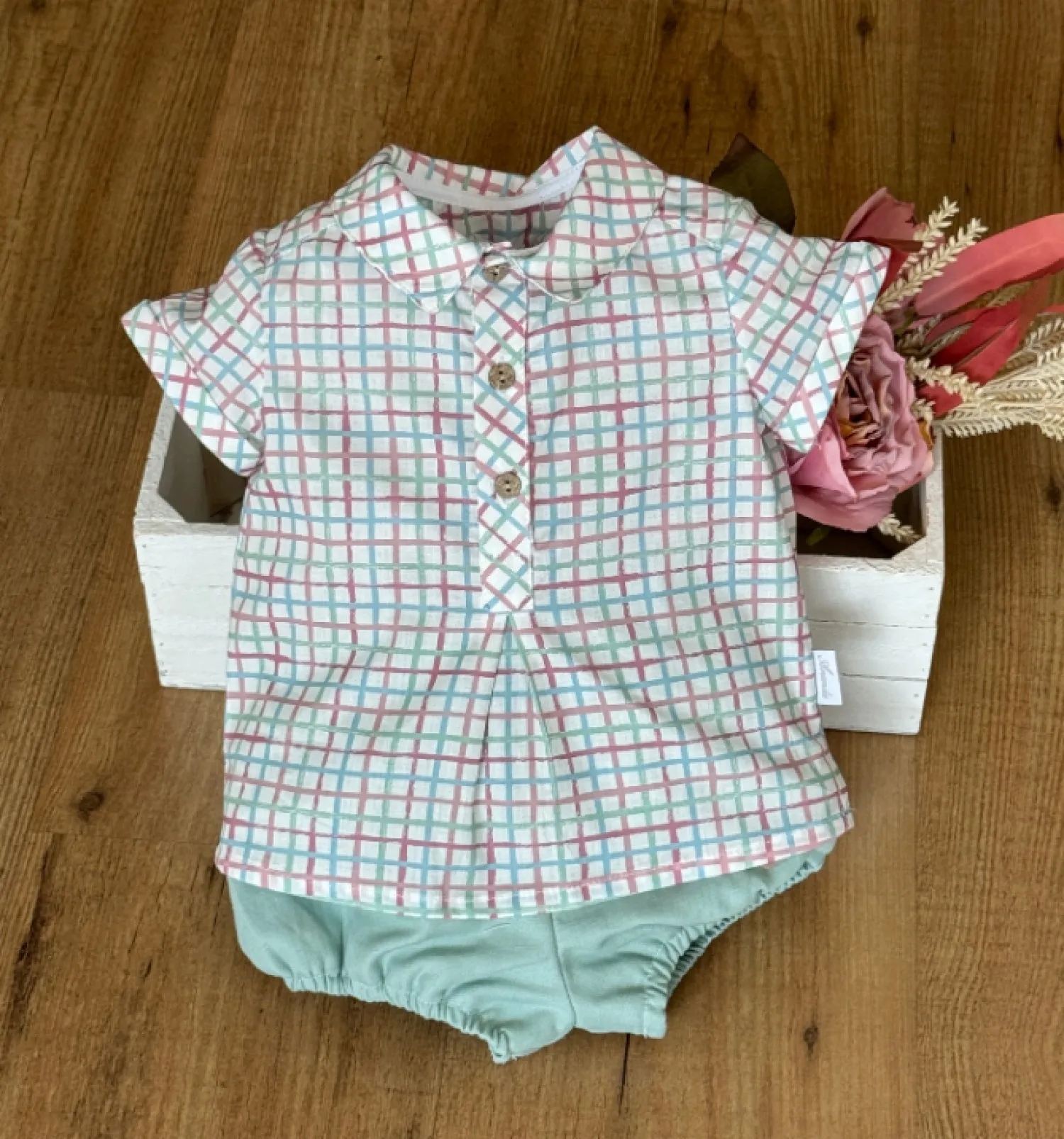 Camisa y bombacho para niño Colección Prune