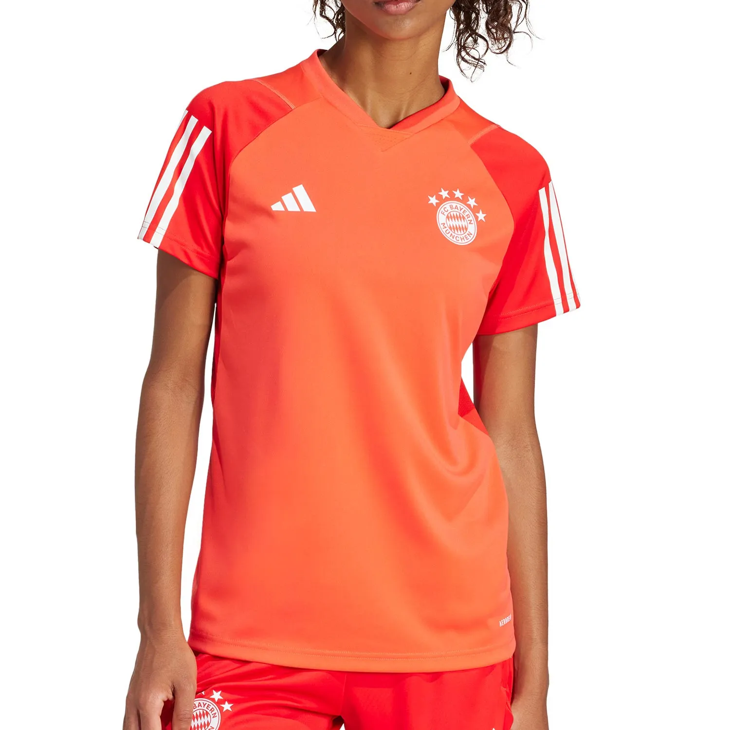 Camiseta adidas Bayern mujer entrenamiento