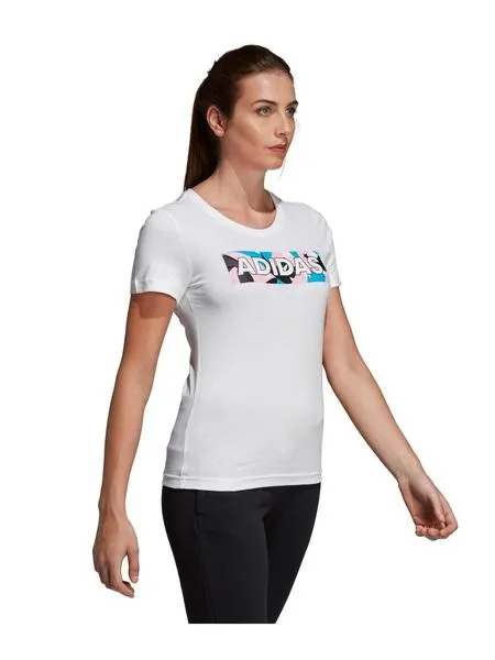 camiseta adidas estrellas blanca
