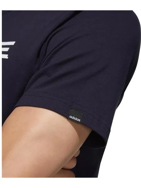 camiseta adidas negro hombre
