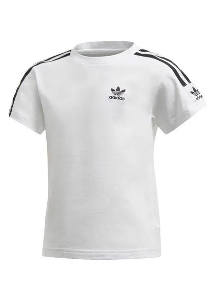 camiseta adidas new icon blanco para niño y niña