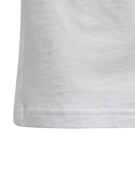 camiseta adidas new icon blanco para niño y niña