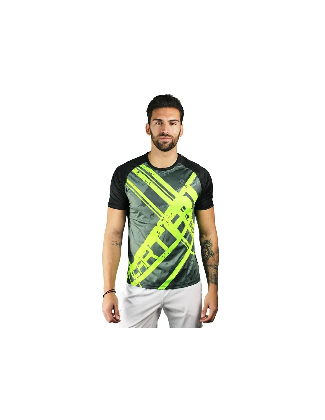 Camiseta de pádel Cartri Luxer negro Hombre