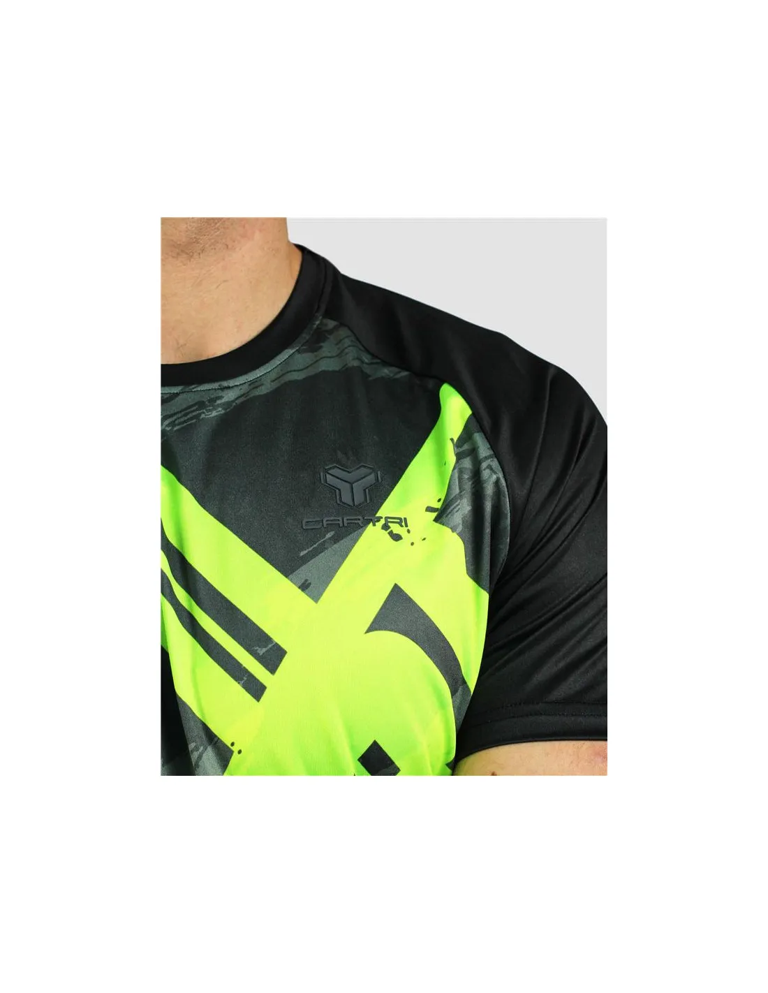 Camiseta de pádel Cartri Luxer negro Hombre