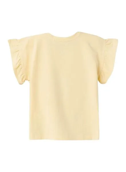Camiseta Name It Debra Amarillo Para Niña