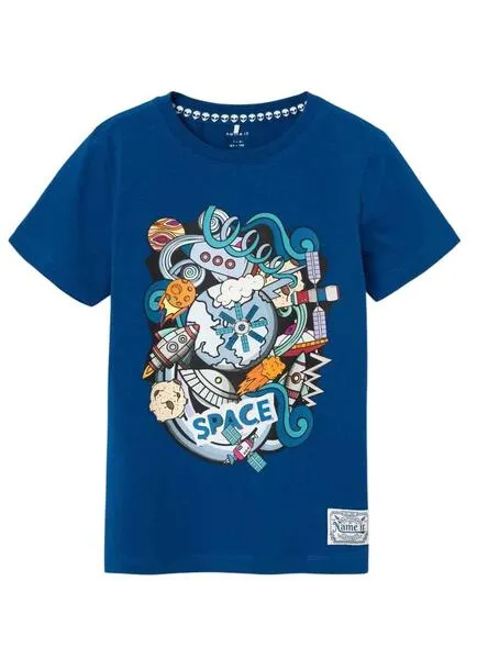 Camiseta Name It Nadiza Azul para Niño