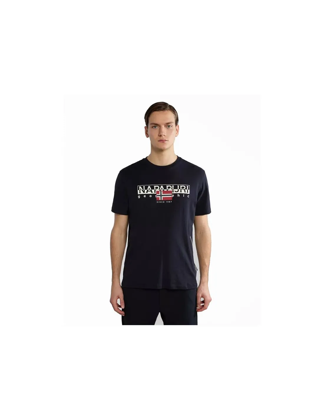 CAMISETA NAPAPIJRI SAYLMER NEGRO 041 HOMBRE