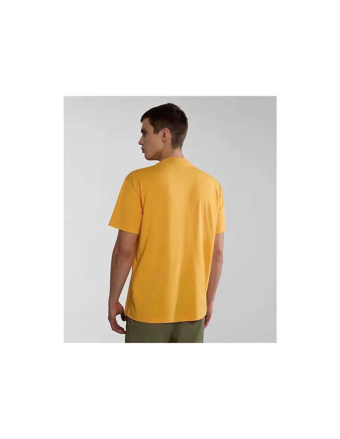 CAMISETA NAPAPIJRI SFABER AMARILLO HOMBRE