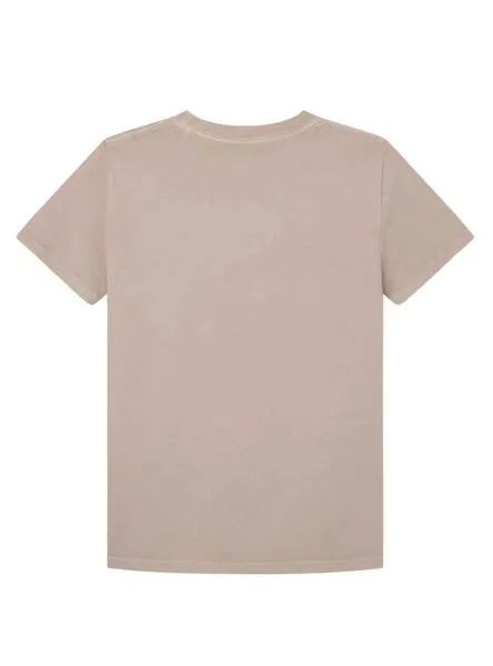 Camiseta Pepe Jeans Davide Beige para Niño