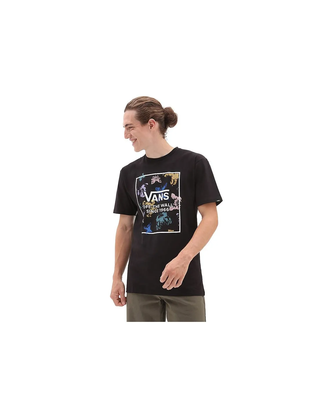 CAMISETA VANS BLOTTERFLY BOXB NEGRO HOMBRE
