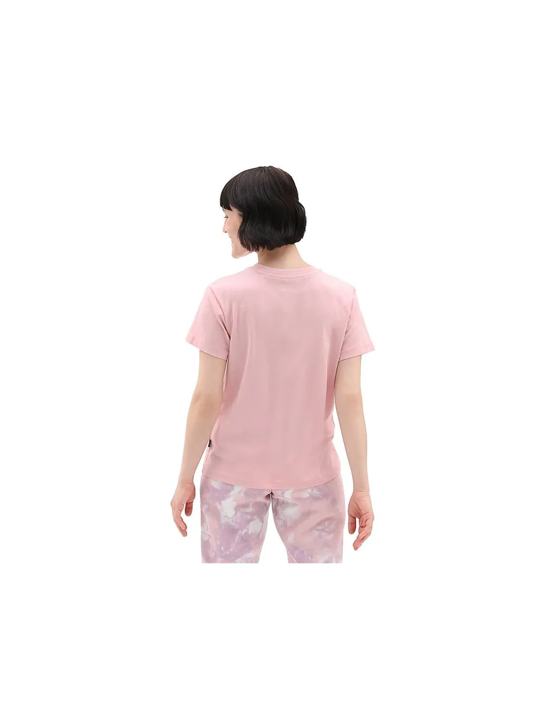 Camiseta Vans Drop V Rosa Mujer