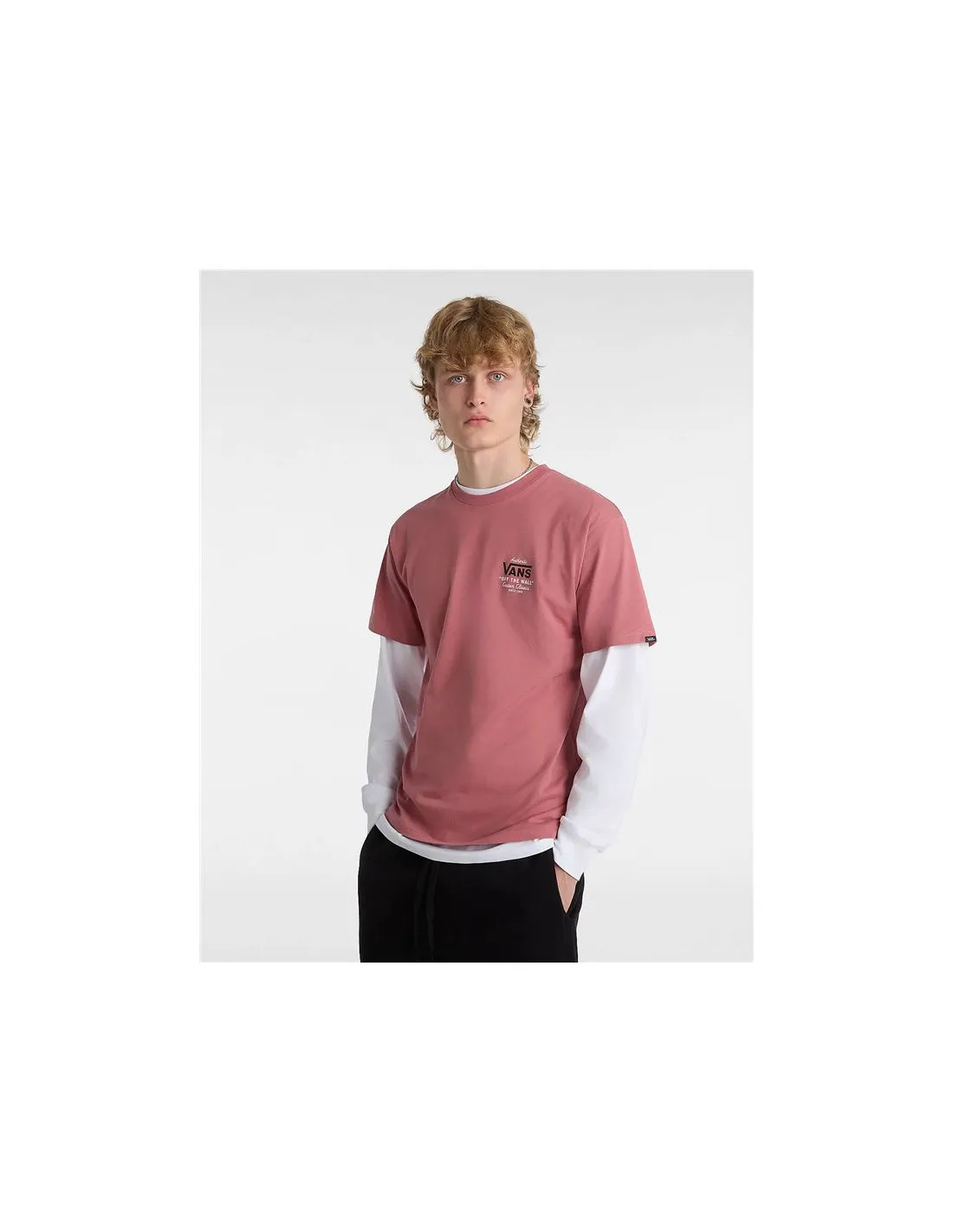 Camiseta Vans Holder St Classic Salmon Hombre