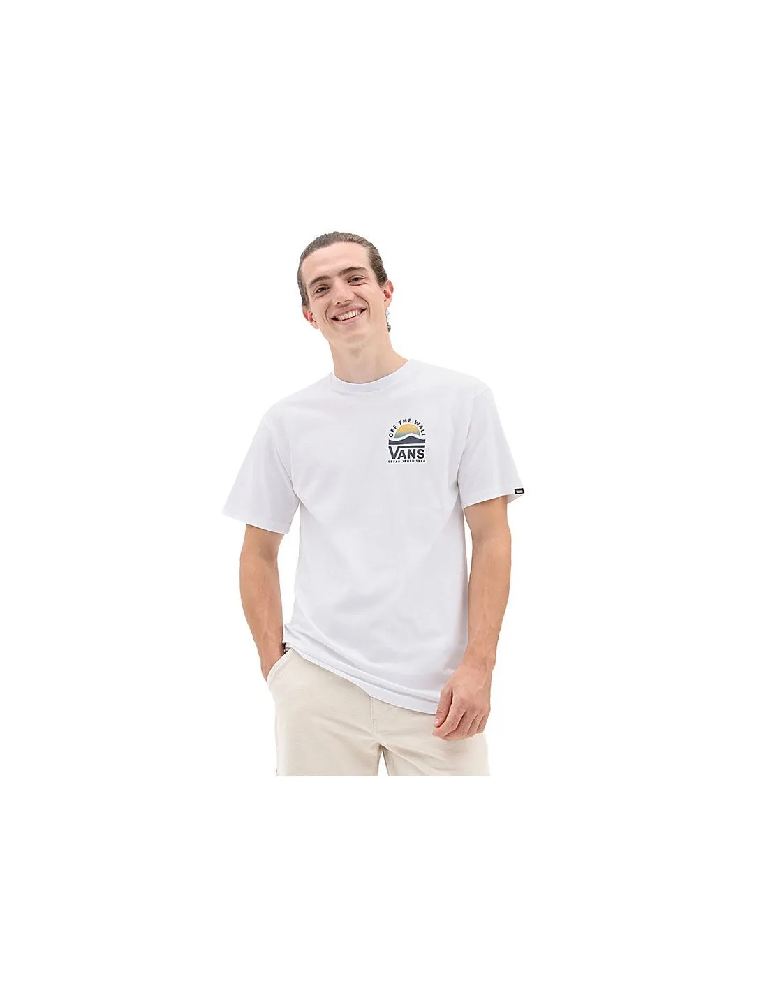CAMISETA VANS SIDE SETB BLANCO
