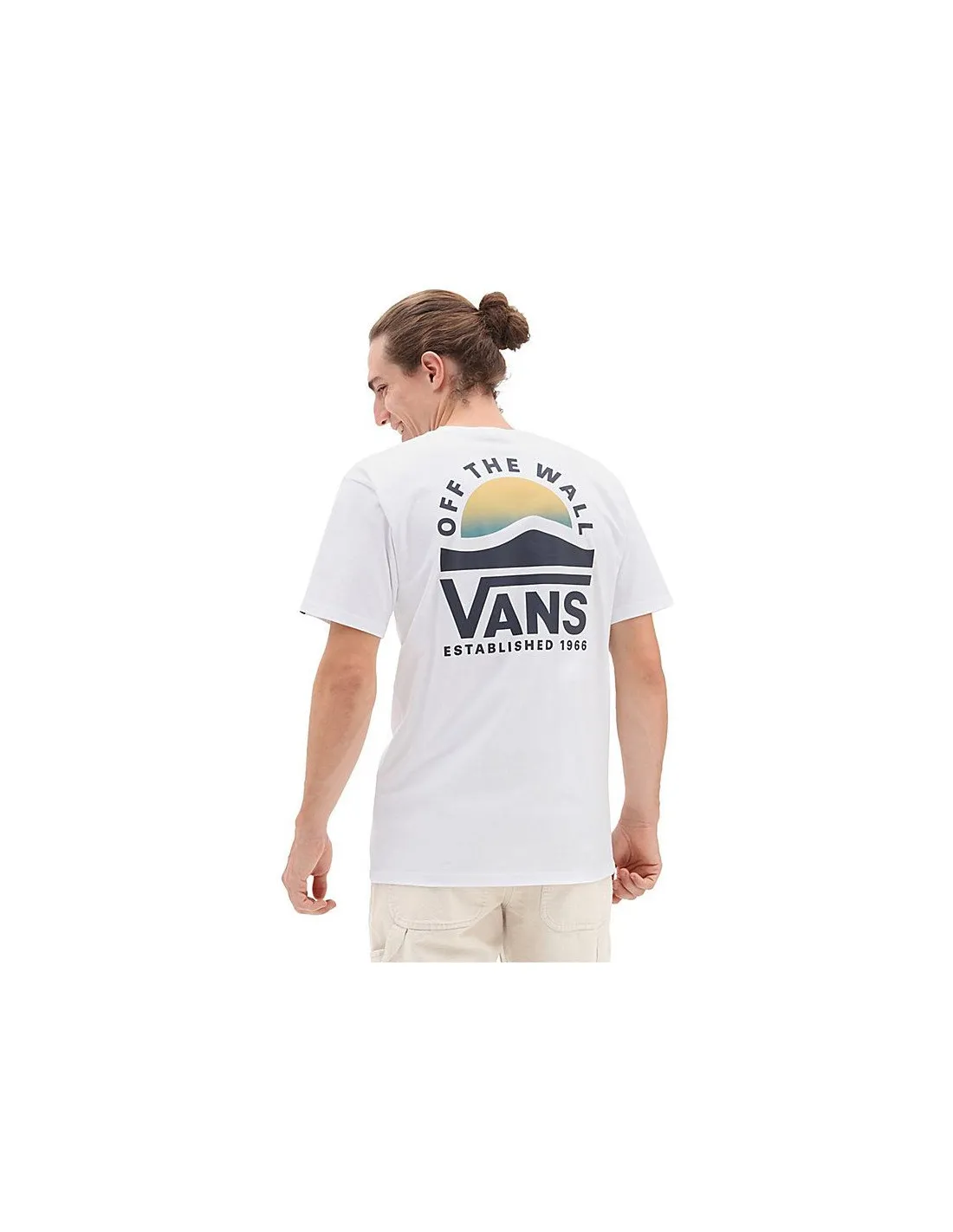 CAMISETA VANS SIDE SETB BLANCO
