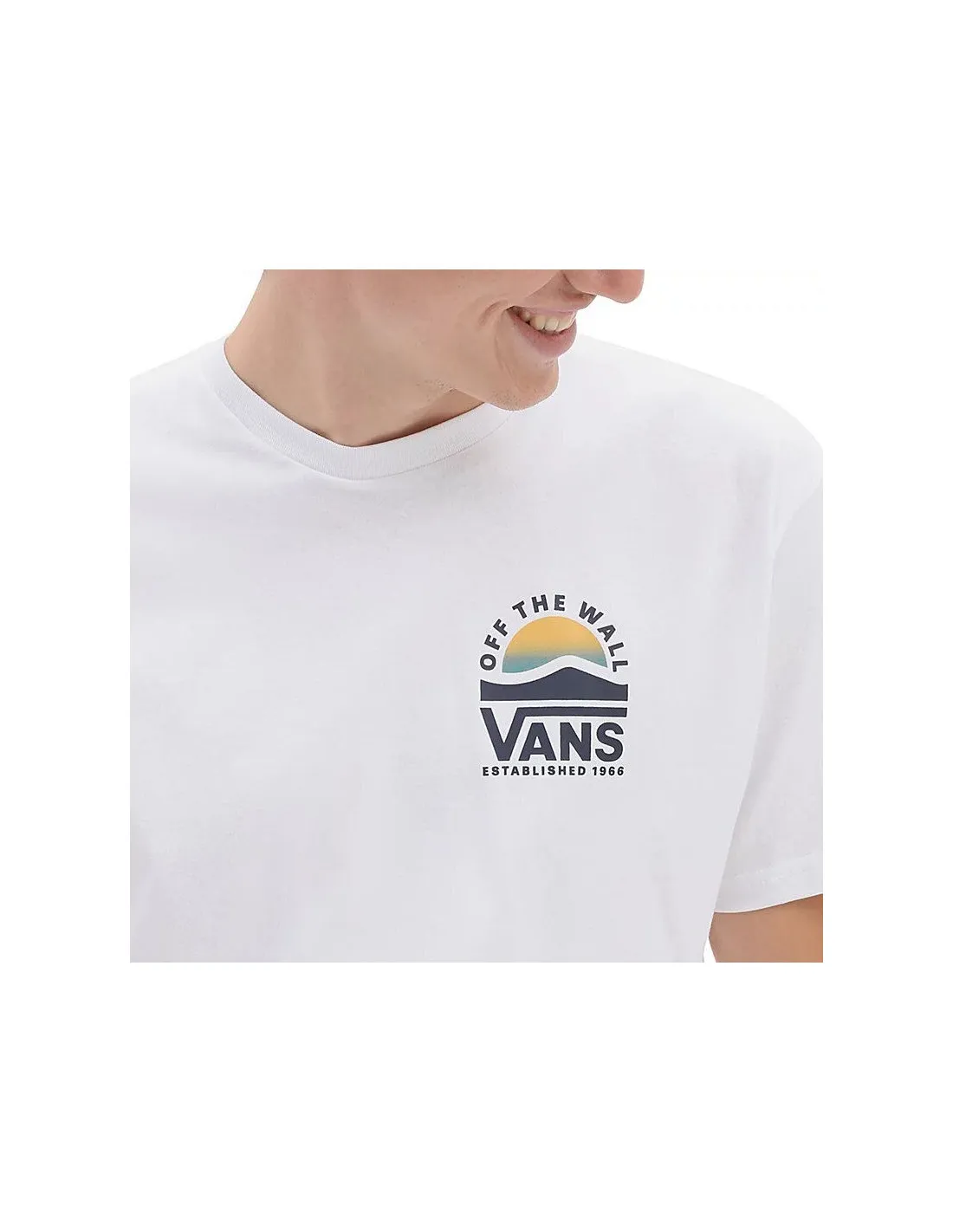 CAMISETA VANS SIDE SETB BLANCO