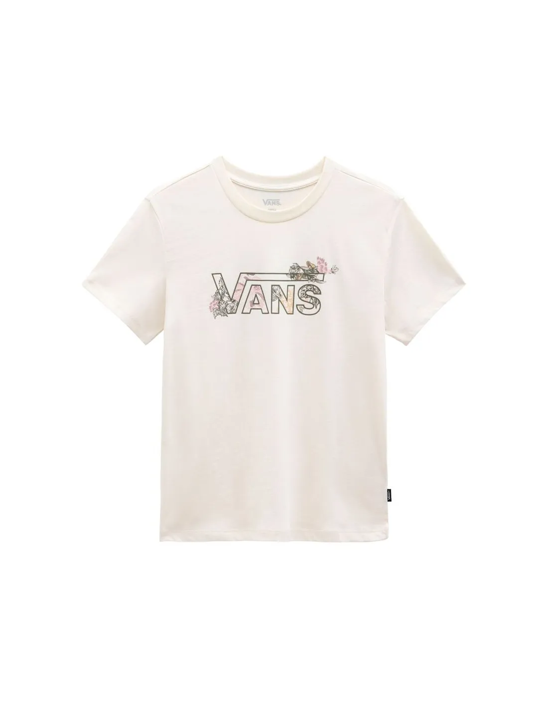 Camiseta Vans The Garden Crew Antique White Mujer