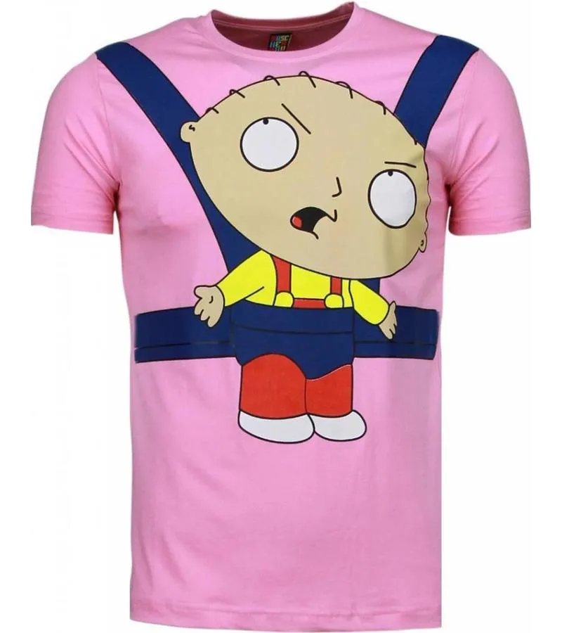 CAMISETAS  BABY STEWIE  ROSADO
