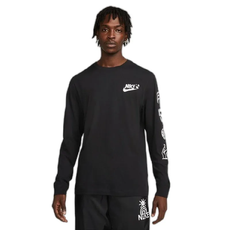  Camisetas manga larga Nike M Nsw Tee Ls Hbr Stmt Open