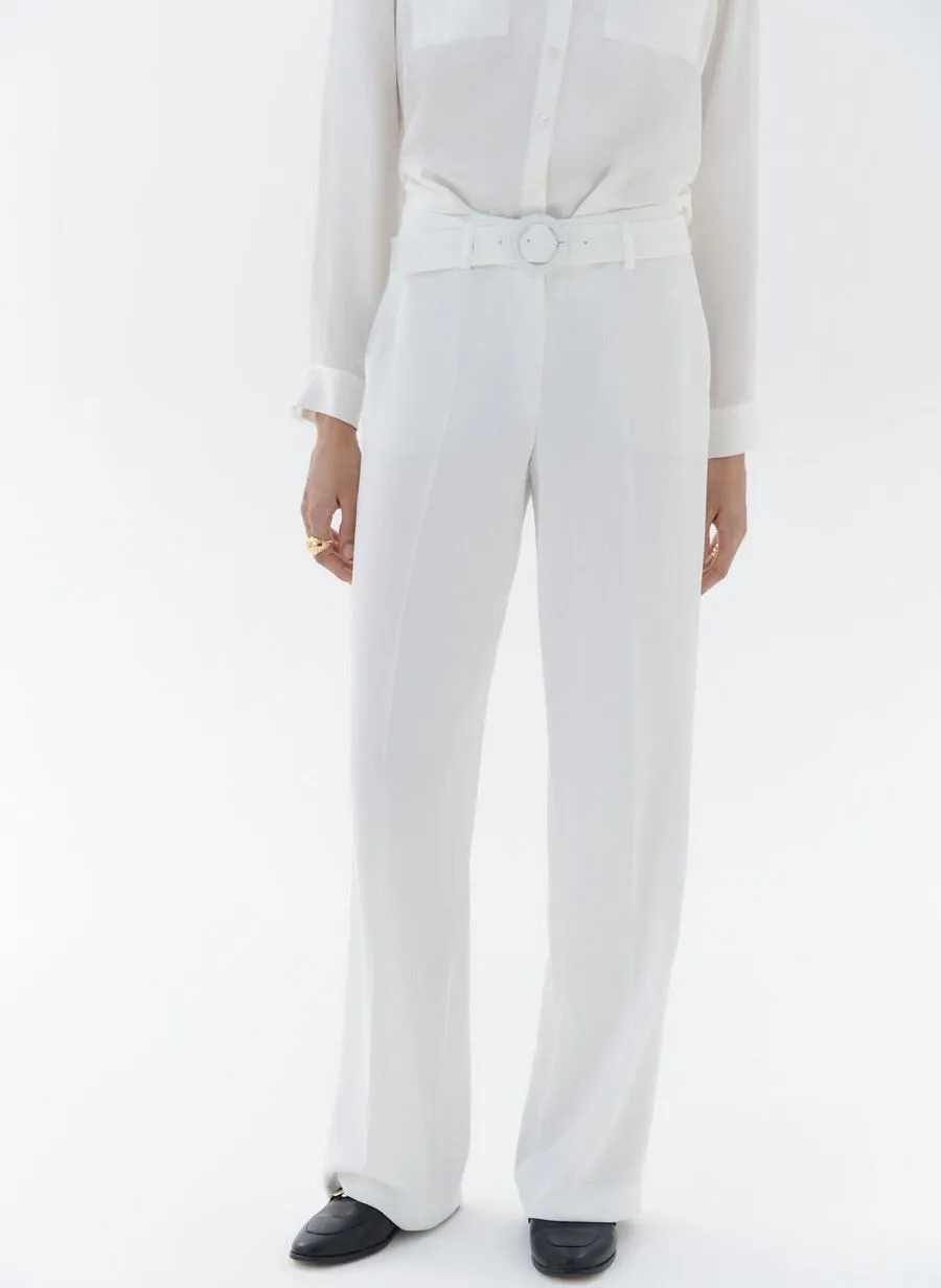 CAROLL PCYLIEN  PANTALóN RECTO EN BEIGE