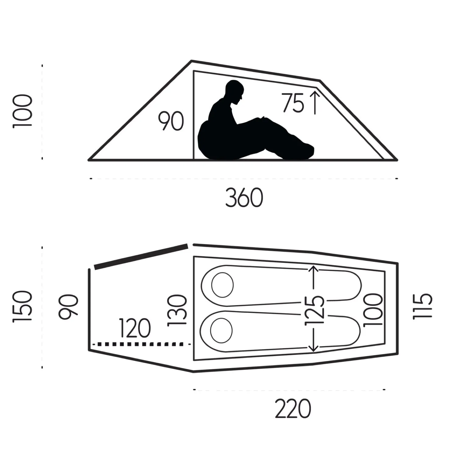 Carpa Fjallraven Abisko Lite 2