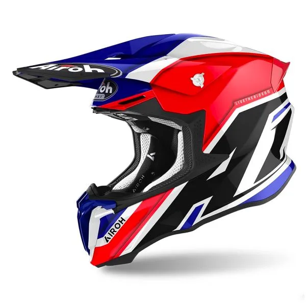 Casco Airoh Twist 2.0 Shaken Blue 