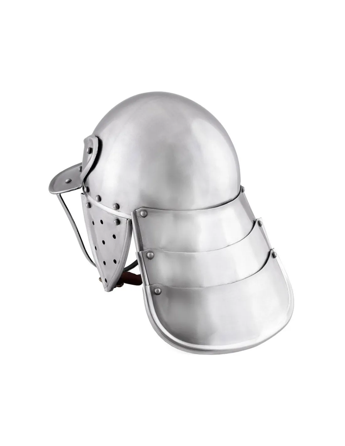 Casco cola de langosta, S XVII