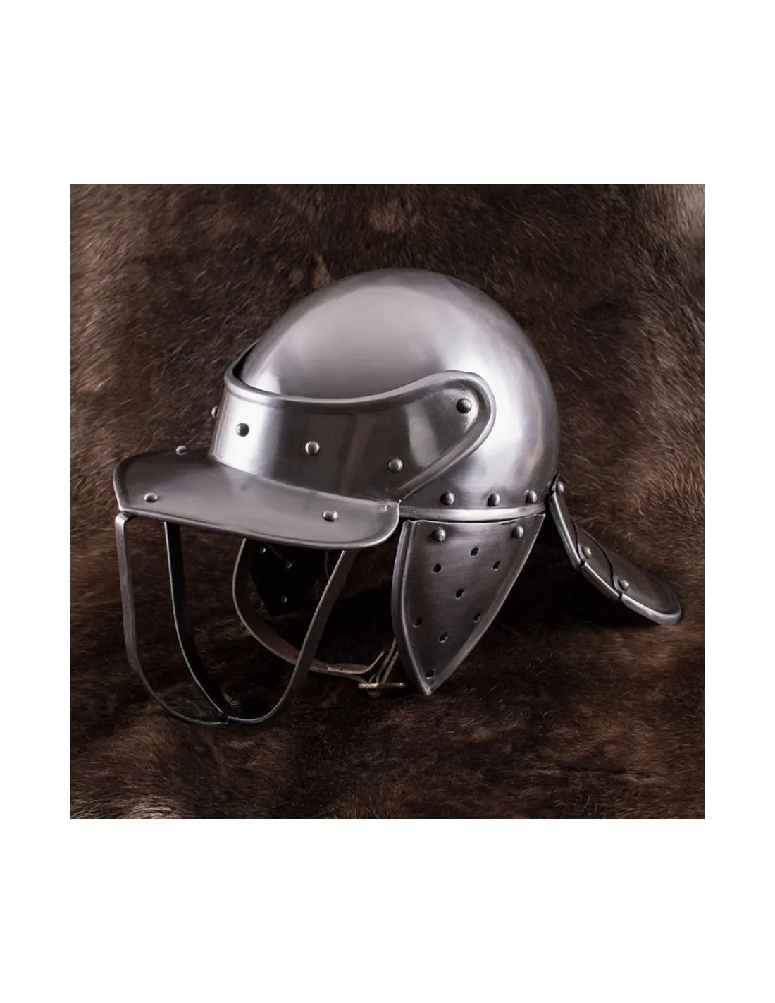 Casco cola de langosta, S XVII