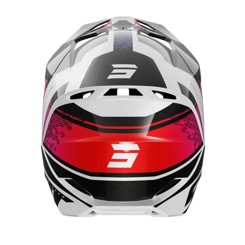 Casco de Cross Shot Furious Electron Púrpura 