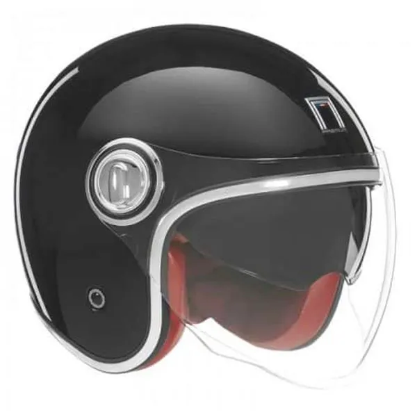 Casco NOX Heritage Shiny Black 