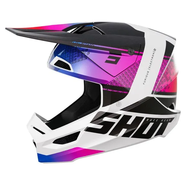 Casco SHOT Furious Electron Purple Glossy 