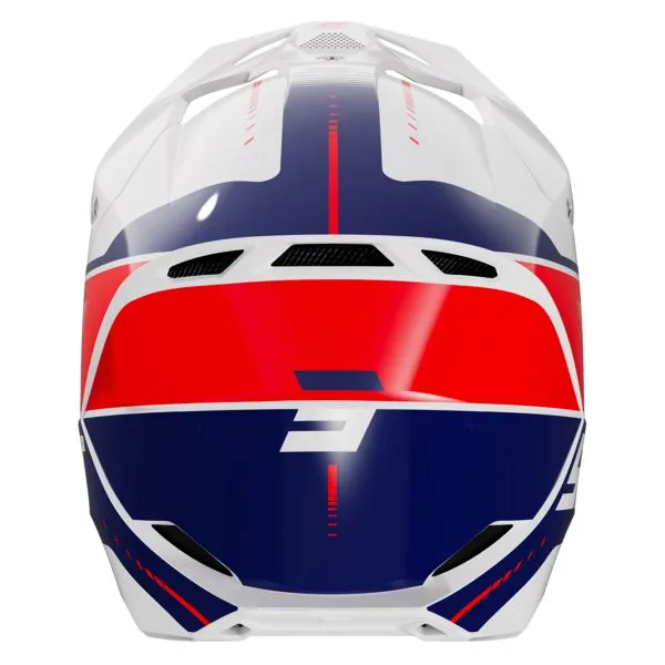 Casco SHOT Furious Peak Blue Red Glossy 