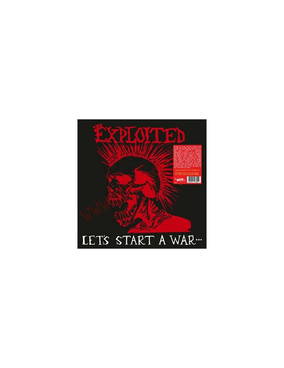 CD THE EXPLOITED  LET'S START A WAR... SAID MAGGIE ONE DAY
