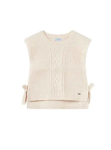 Chaleco Mayoral Tricot Beige para Niño