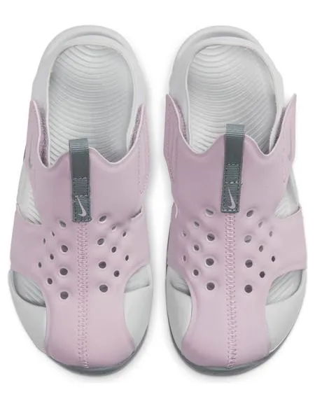 chancla nike sunray rosa niña