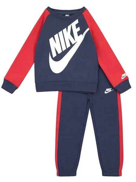 chandal nike navy/rojo niño