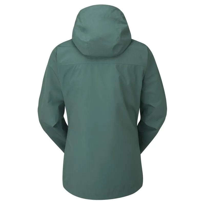 Chaqueta de mujer Rab Downpour Eco Jacket Wmns (Eucalyptus)