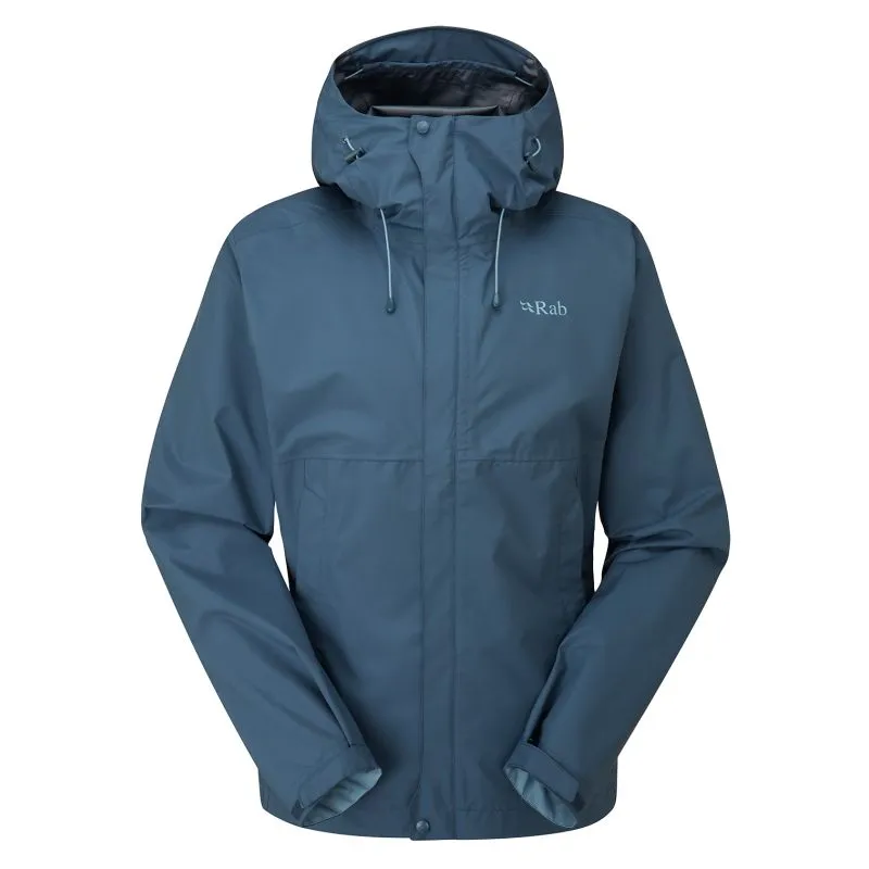 Chaqueta de mujer Rab Downpour Eco Jacket Wmns (Orion Blue)