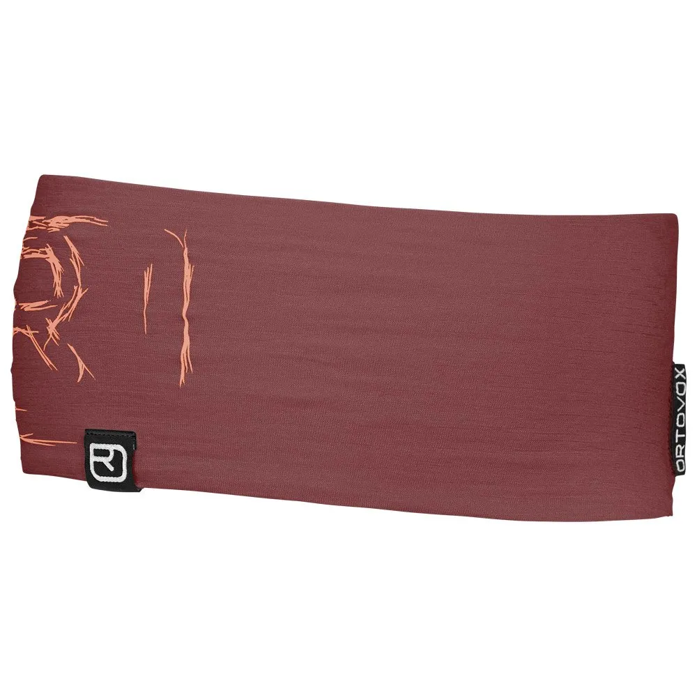 Cinta de pelo Ortovox 120 Tec Logo Headband Mountain Rose