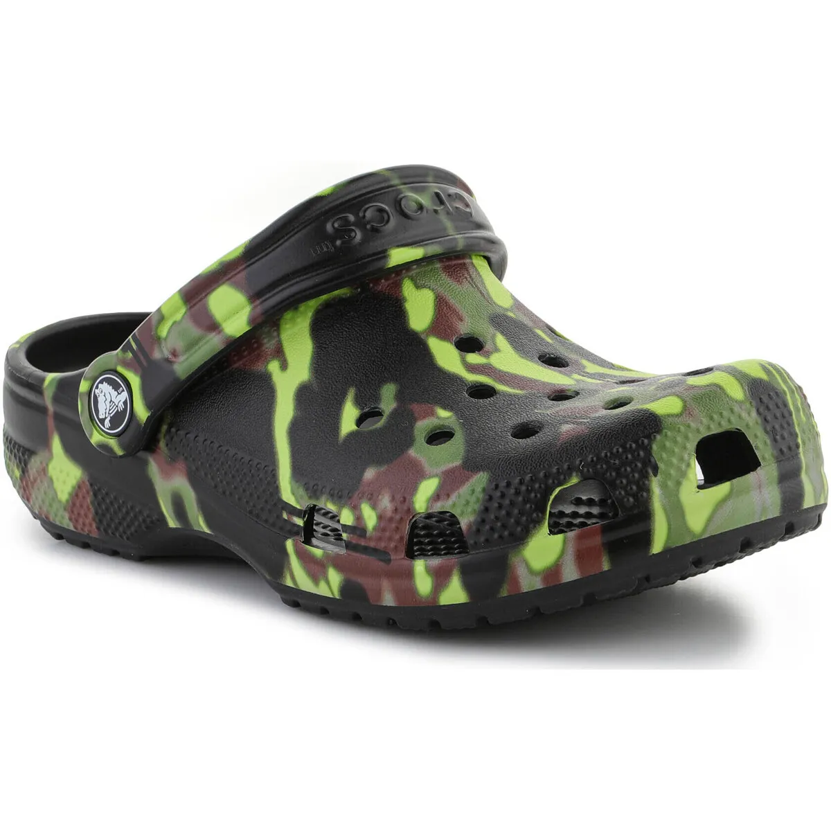 CLASSIC SPRAY CAMO CLOG KIDS BLACK 208305001