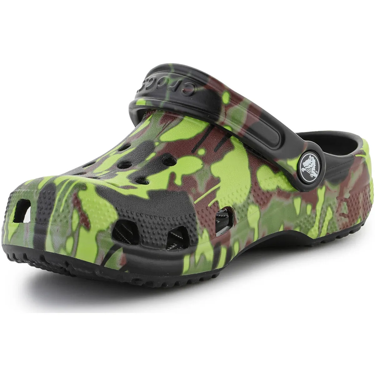 CLASSIC SPRAY CAMO CLOG KIDS BLACK 208305001